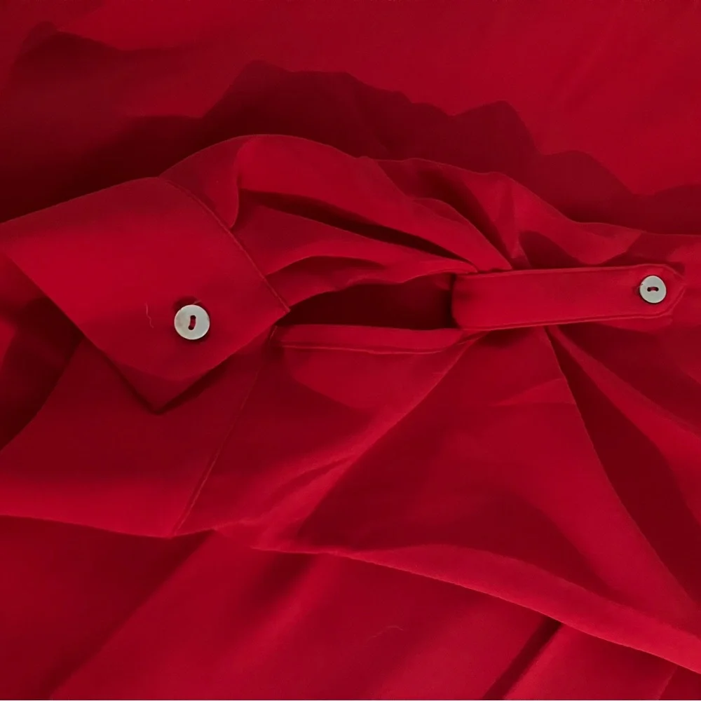 ModCloth Red Sheer Tunic - Picture 2 of 5
